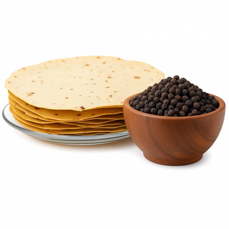Black Pepper Papad